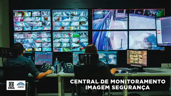 Central de monitoramento / vídeomonitoramento